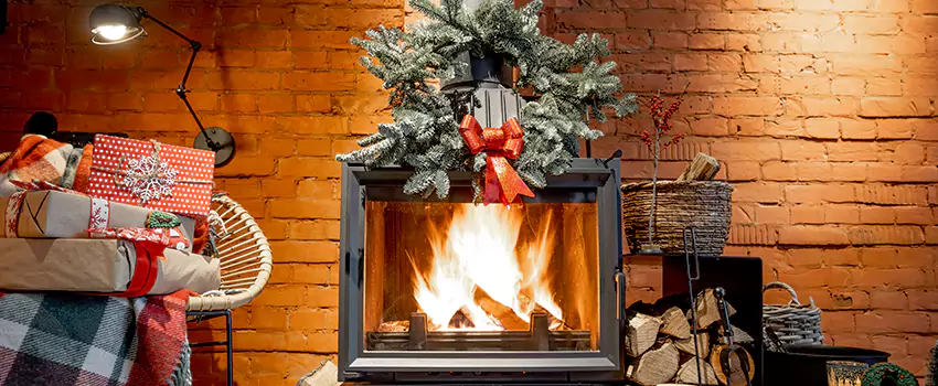 Travis Industries Linear Gas Fireplace Installation in Lincolnia, Virginia