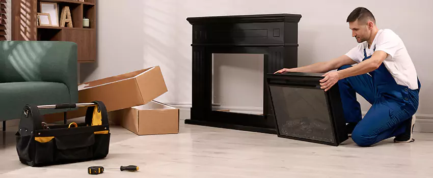 Old Rusted Metal Fireplace Repair And Replacement in Lincolnia, VA